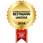 Auszeichnung Top Kundenzufriedenheit Bestmann Umzüge 2024